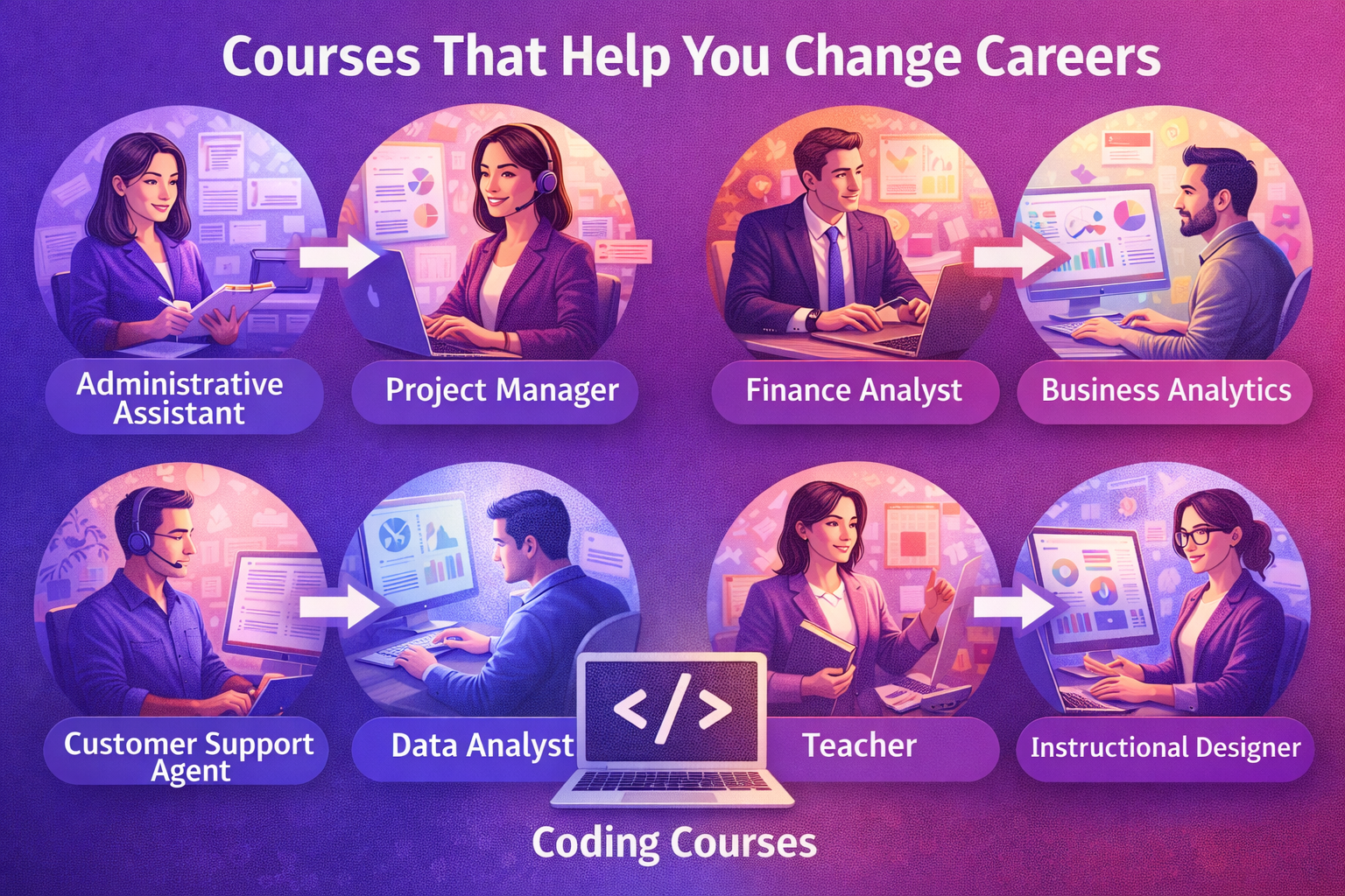 Courses That Help You Change Careers