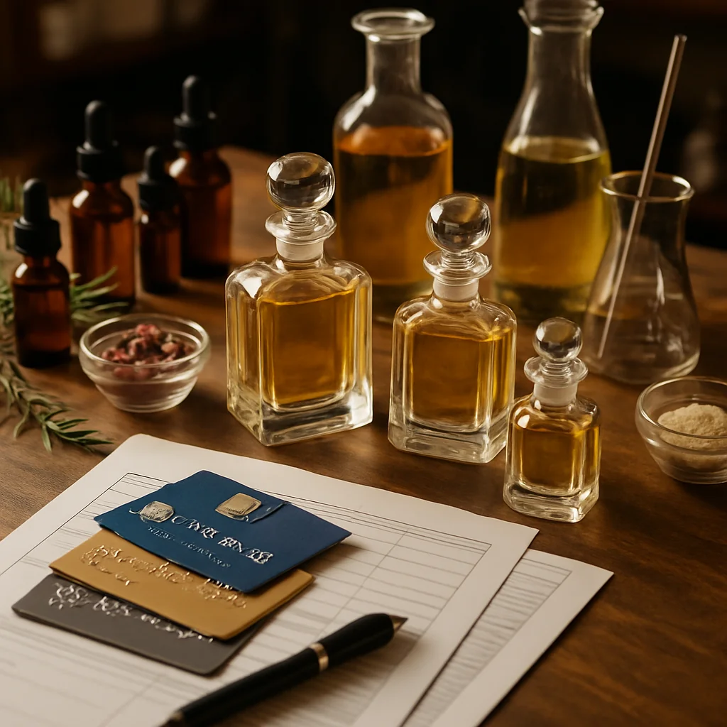 Credit Cards and Bank Financing for Niche Perfume Crafting: Strategies for Extra Income