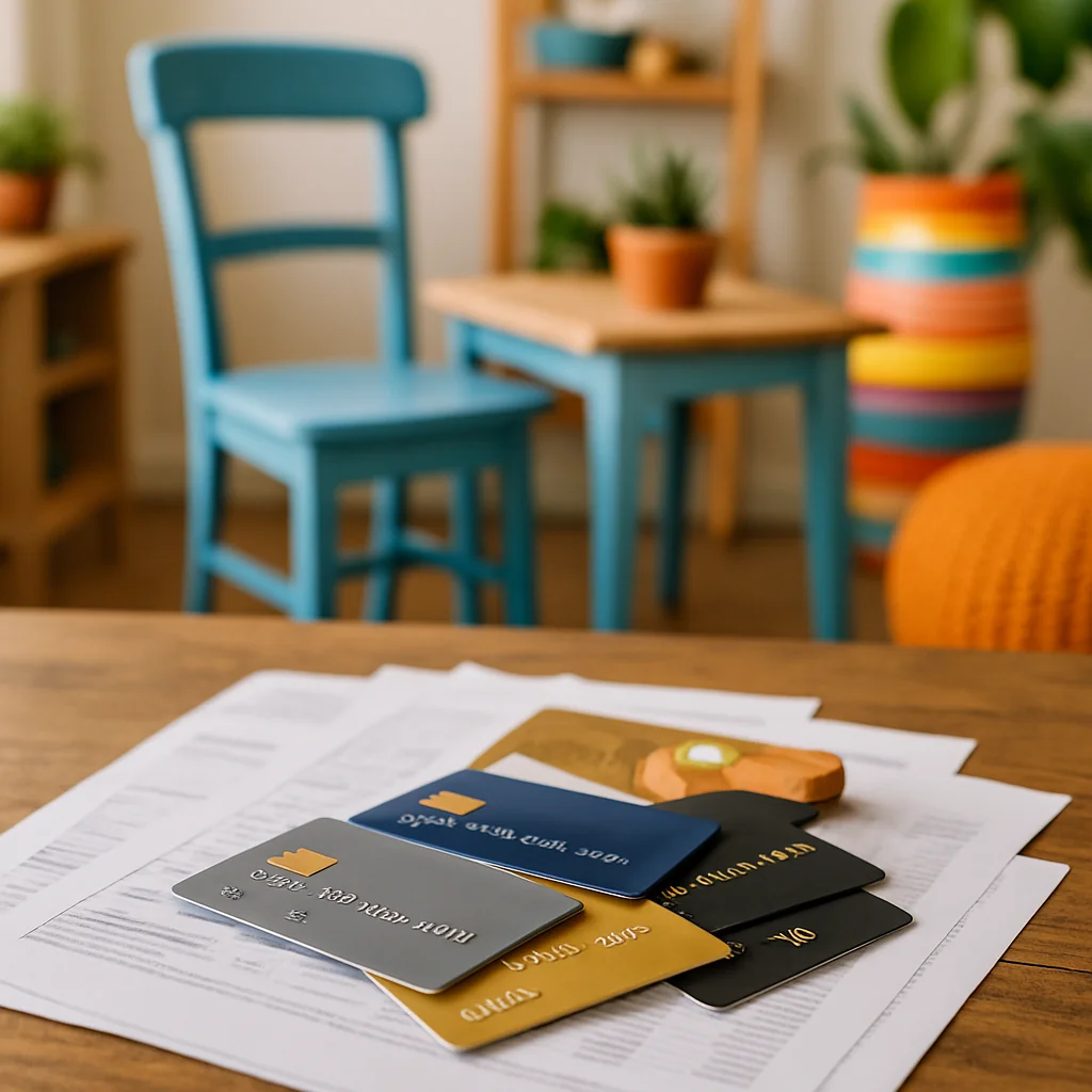 Credit Cards and Banks for Side Hustles in Upcycled Furniture Restoration