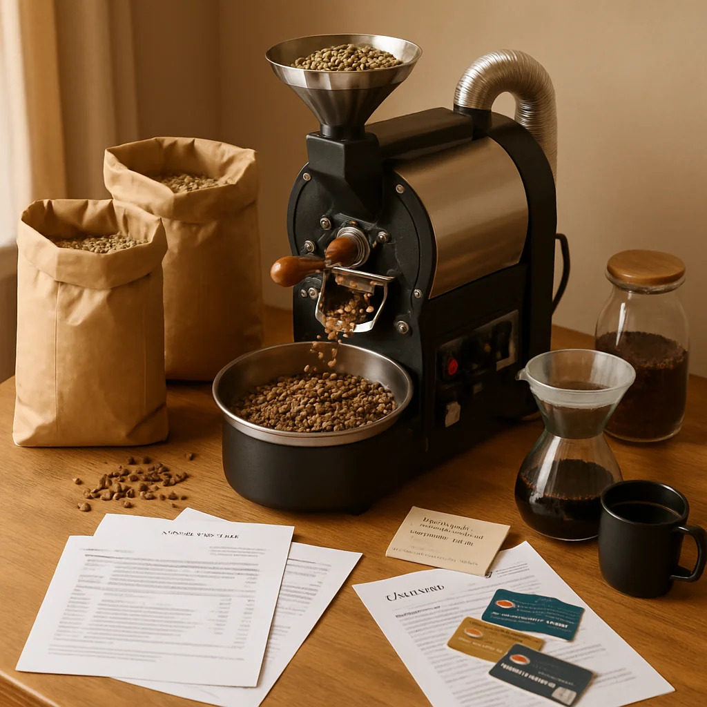 Credit Cards and Banks for Side Income from Home-Based Specialty Coffee Roasting