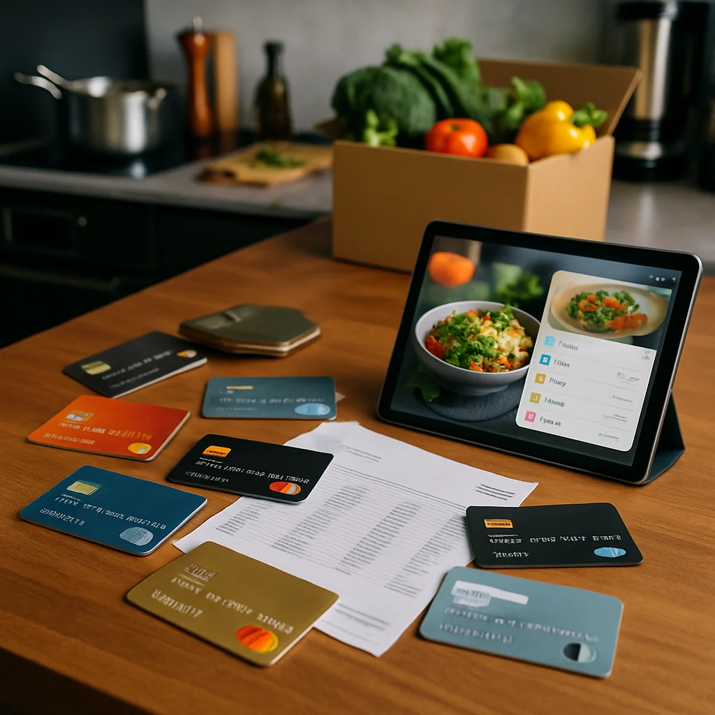 Credit Cards and Banks in Personalized Meal Kit Entrepreneurship