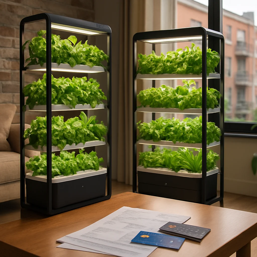 Credit Cards and Banks: Fueling AI-Powered Vertical Farming in Urban Apartments