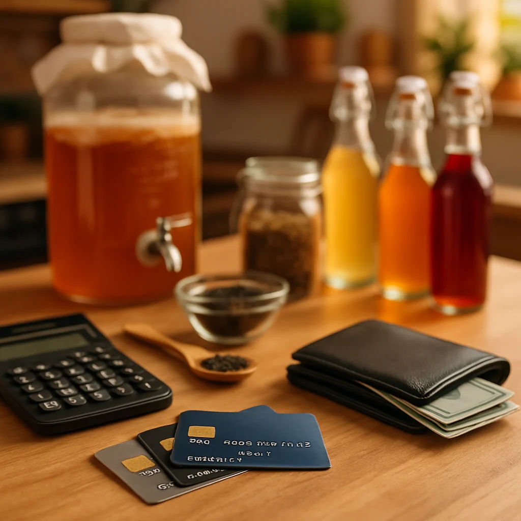 Credit Cards and Bank Financing for Your Home-Based Kombucha Side Hustle
