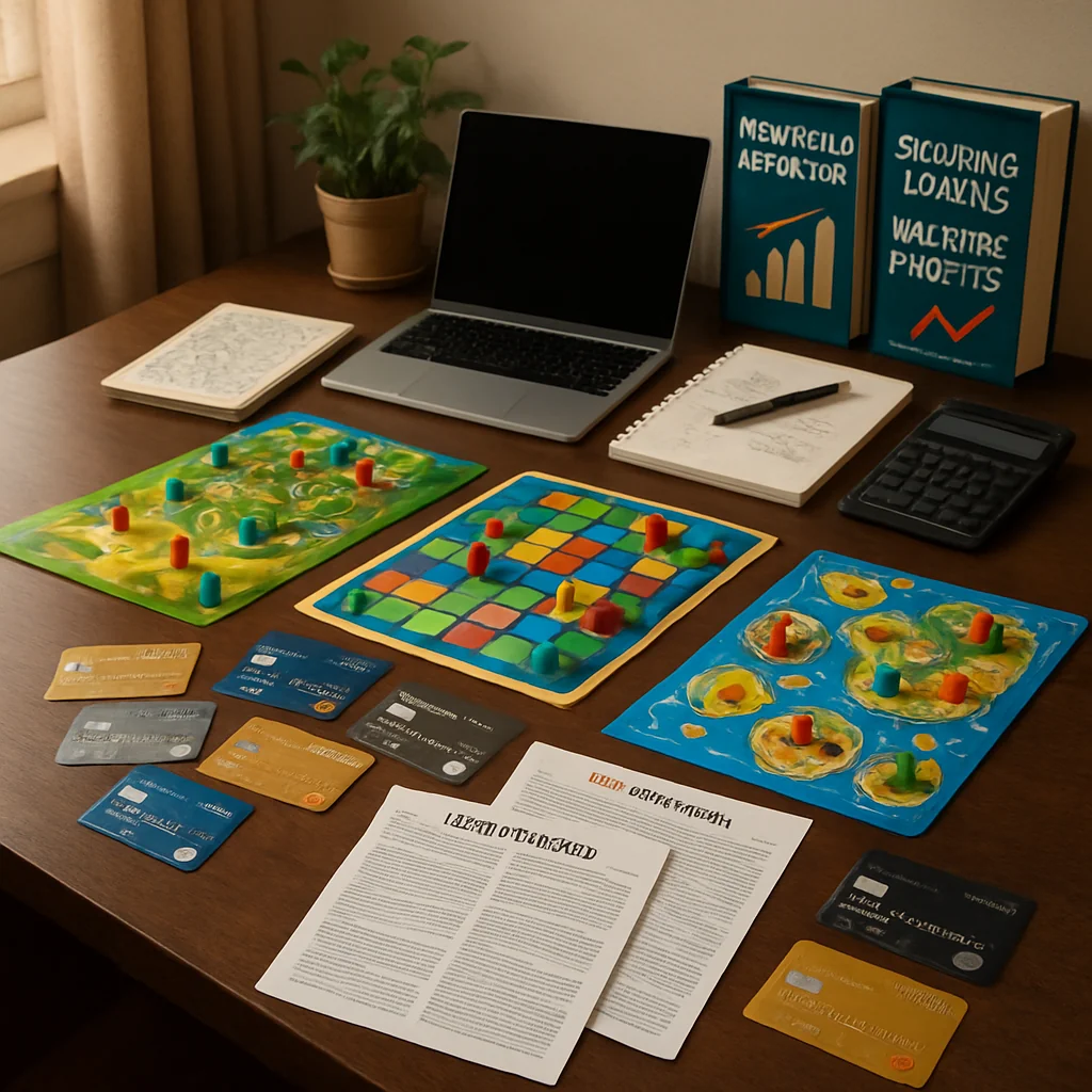 Credit Cards and Bank Financing for Your Board Game Design Side Hustle