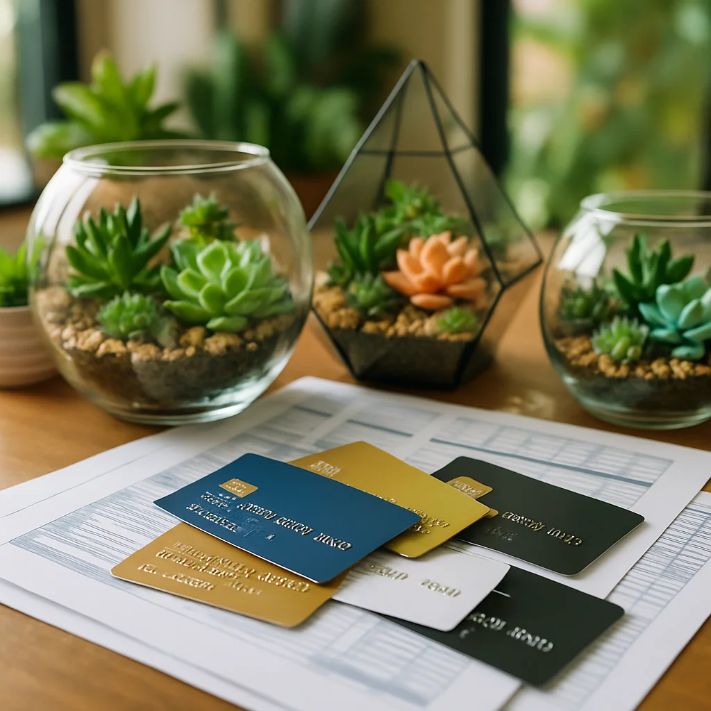Maximize Rewards with Credit Cards and Financing for Your Home-Based Terrarium Hustle