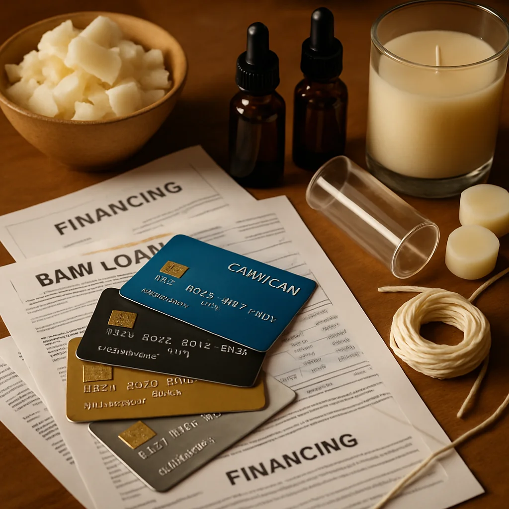 Maximize Rewards: Credit Cards & Bank Financing for Your Candle Business
