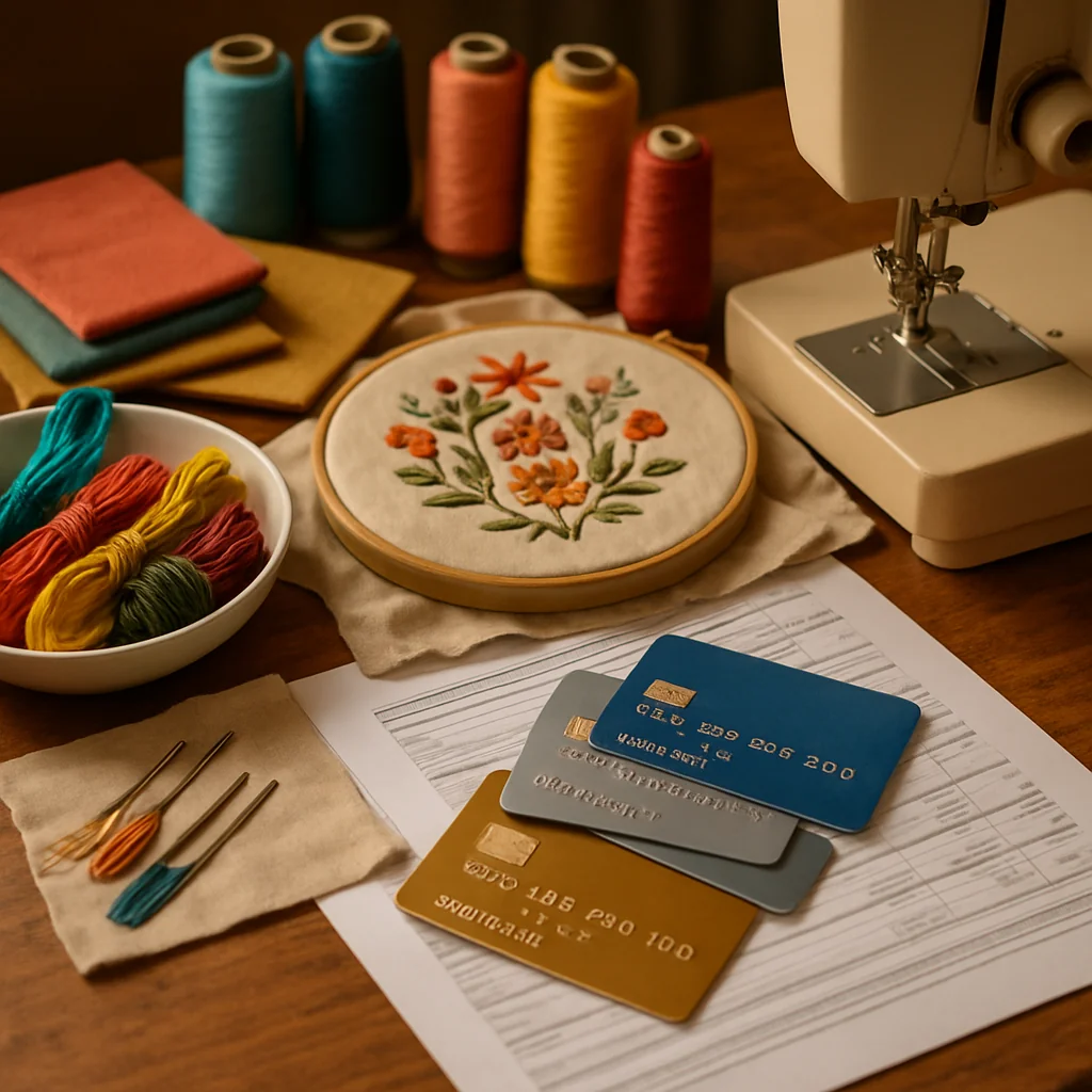 Maximize Credit Cards and Bank Financing for Your Home-Based Embroidery Side Hustle
